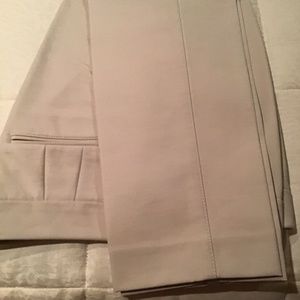 Tan straight leg pants